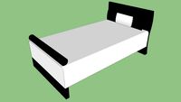 Cama com Travesseiros