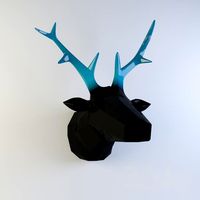 Wall figurine Deer head