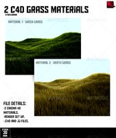 2 Cinema 4D Grass Materials