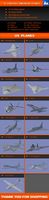 15 Low Poly US planes