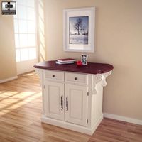 Traditions Kitchen Island in White - Home Styles