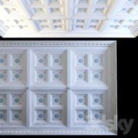 Coffered ceiling
