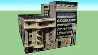 Gebouw in Piraeus, Griekenland
