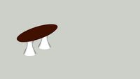 HighTower Martini Eliptical Coffee Table