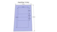 Medidas campo de Voley