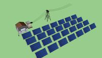 Solar power plant