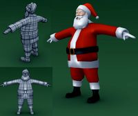Low Poly Santa