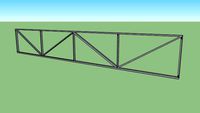 frame 5m 0,78 met 2 kant buisje