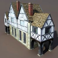 Old House Low poly 3d Model