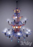 chandelier Veneziano Polihromo