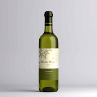 White wine bottle