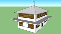 1728 sq ft home, on two levels
