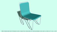 CHAIR DINING TURQUOISE BY JOHN A WEICK RA & AP LEED