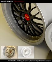 Realistic BBS LM Wheel Model