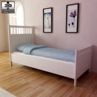 IKEA HEMNES Bed - 3D Model.