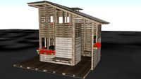 Pallet House by I-Beam Design