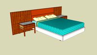 Dormitorio cama de matrimonio diseño Arkaia