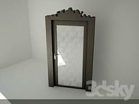 Carved door.