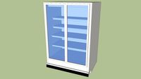 2 DOOR REFRIGERATED CASE