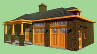 Judey's new improved modified garage/workshop.