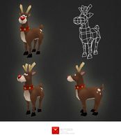 Low Poly Rudolph