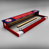 Baseball stadium dugout