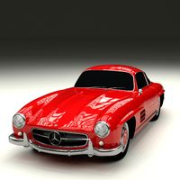 Rigged Mercedes 300SL W198