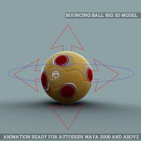Bouncing Ball Rig 3D Model