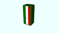 Frigo bandiera italiana