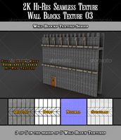 Hi-Res 2k Wall Blocks Texture 03