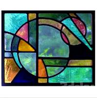 stained-glass window