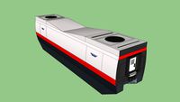 Maglev Train Baggage Car