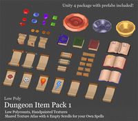 Low Poly Dungeon Item Pack 1