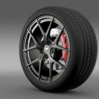 Porsche 991 V GT 2014 wheel