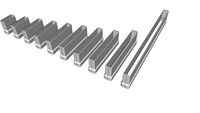 Toilet Partition Pilaster Shoe (Base)