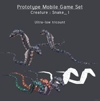 Prototype Mobile Game Set - Creature : Snake_1
