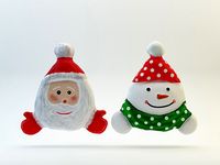 Santa and Snowman