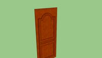 Porte Bois avec moulures