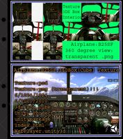 Airplane B25SF interior
