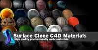 Surface Clone C4D materials