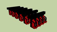 Inverted Rollercoaster Train
