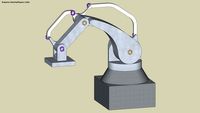 Brazo Robotico Tipo KUKA - Requiere SketchyPhysics ultima version.