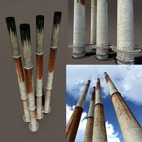 Chimney Low Poly 3d Model