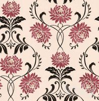 Graham Brown &amp; Petal Wallpaper, Red Cream