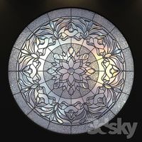 Stained glass round