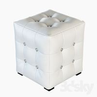 Ottoman with rhinestones EX-7114