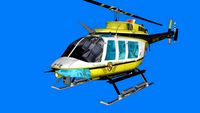 Bell 206L Longranger - Maryland State Police - Lowpoly