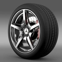 Mercedes Benz AMG GT S wheel