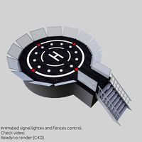 Helipad 3D Landing Zone 2