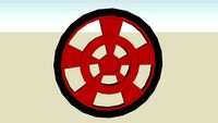 Solarbotics GM Series Plastic Wheel - Red